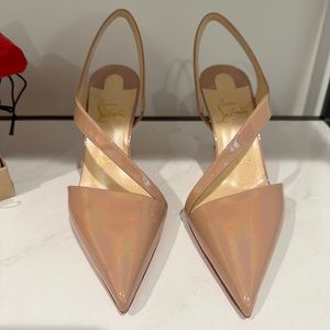 Christian Louboutin “Brandina 85 Patent After Sun” Size 36.5 NEVER WORN